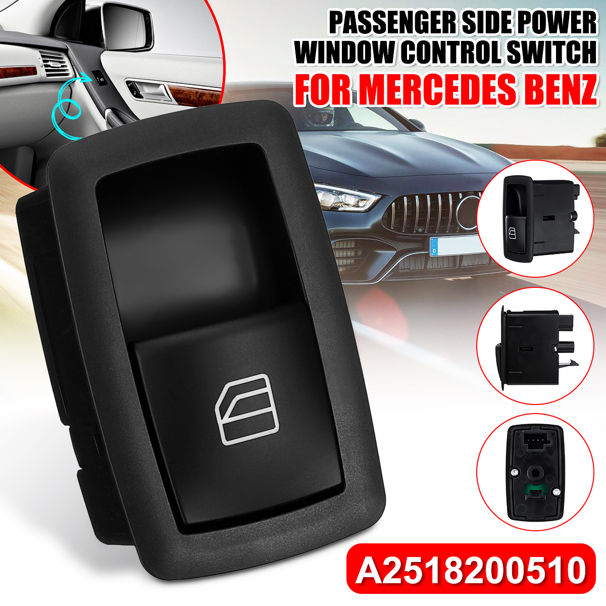 Passenger-Side-4-Pin-Power-Window-Control-Switch-A2518200510-For-Mercedes-Benz-A-B-M-R-GL-Class-1691765