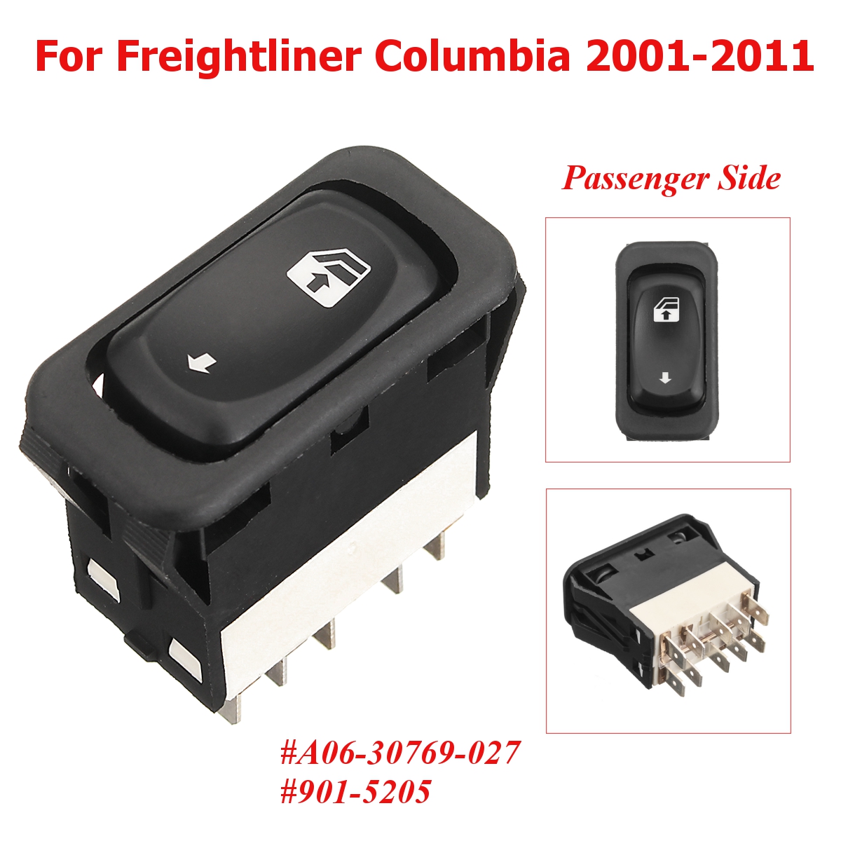 Passenger-Side-ABS-Electric-Power-Window-Switch-For-Freightliner-Columbia-2001-2011-A06-30769-027-1742200