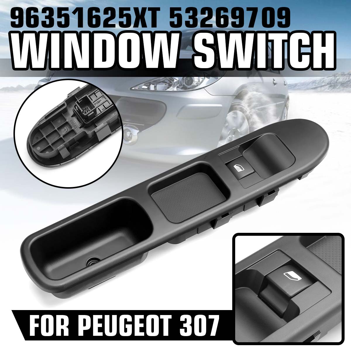 Passenger-Side-Power-Window-Switch-96351625XT-53269709-for-Citroen-C3-Picasso-Peugeot-207-1554931