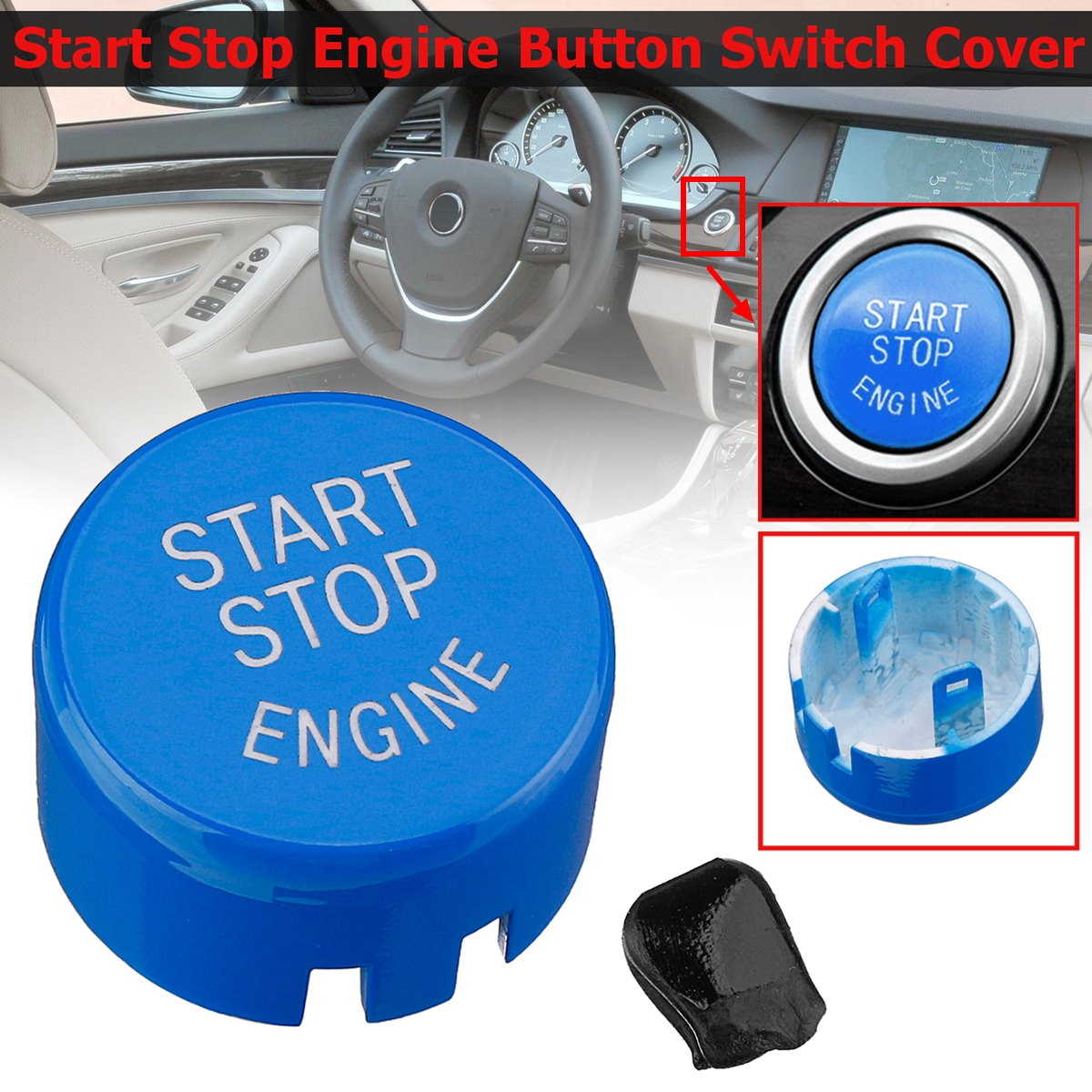 Start-Stop-Engine-Button-Switch-Cover-For-BMW-5-6-7-Series-F01-F02-F10-F11-F12-2009-2013-1792389