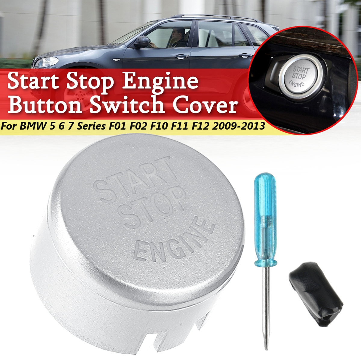 Start-Stop-Engine-Button-Switch-Cover-For-BMW-5-6-7-Series-F01-F02-F10-F11-F12-2009-2013-1792391