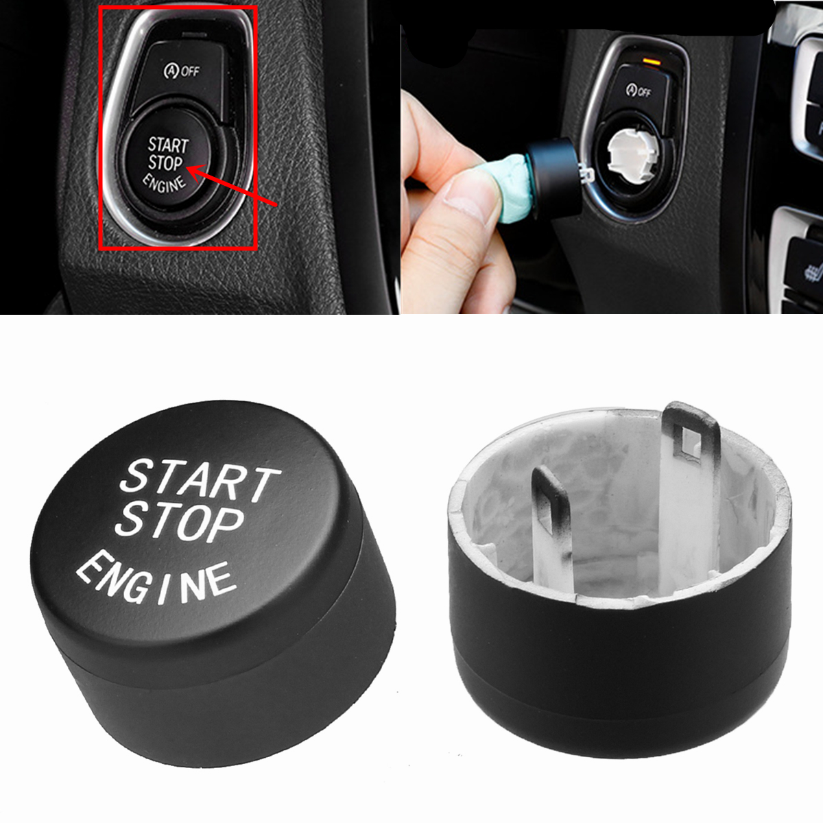 Start-Stop-Engine-Button-Switch-Cover-for-BMW-5-6-7-F01-F02-F10-F11-F12-F13-2009-2013-1363857
