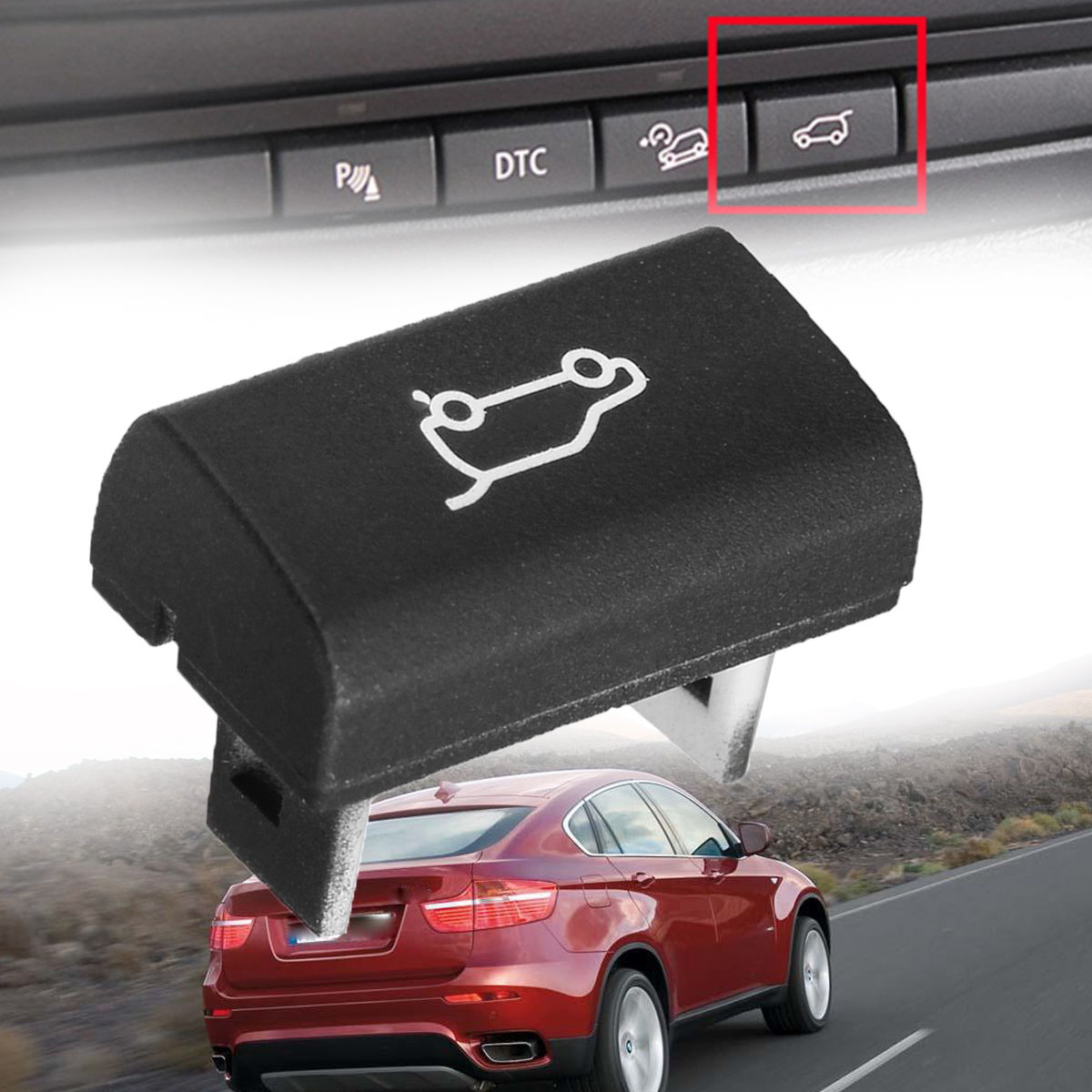 Tailgate-Rear-Trunk-Switch-Button-Cover-For-BMW-X5-E70-2006-2013-X6-E71-1792386