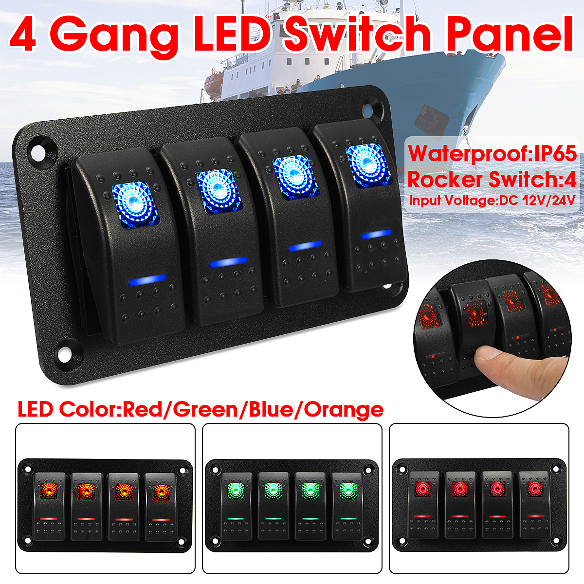 Universal-4-Gang-LED-Rocker-Switch-Panel-Waterproof-IP65-for-12V-24V-RV-Boat-Yacht-Marine-1574104