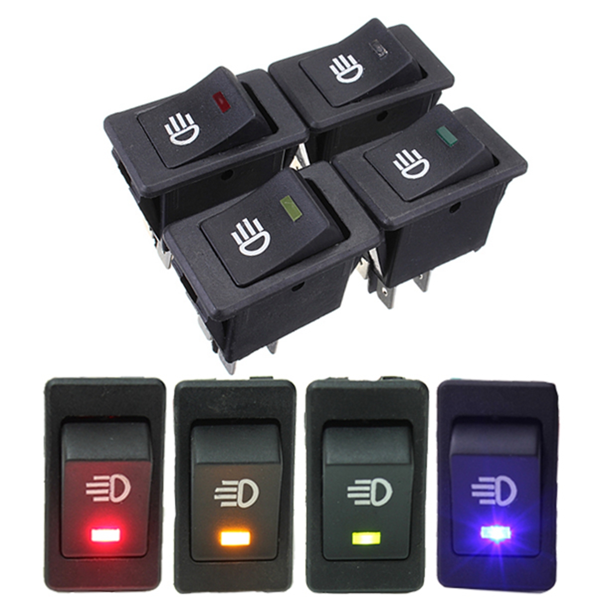 Universal-Car-Boat-Van-Fog-Light-Rocker-Switch-LED-Dash-Dashboard-4Pin-1005755