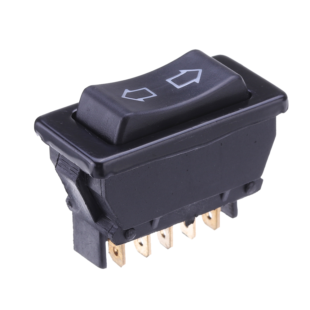 Universal-DPDT-Car-Power-Window-Rocker-Switch-5-Pins-DC-12V-20A-Black-Plastic-917579