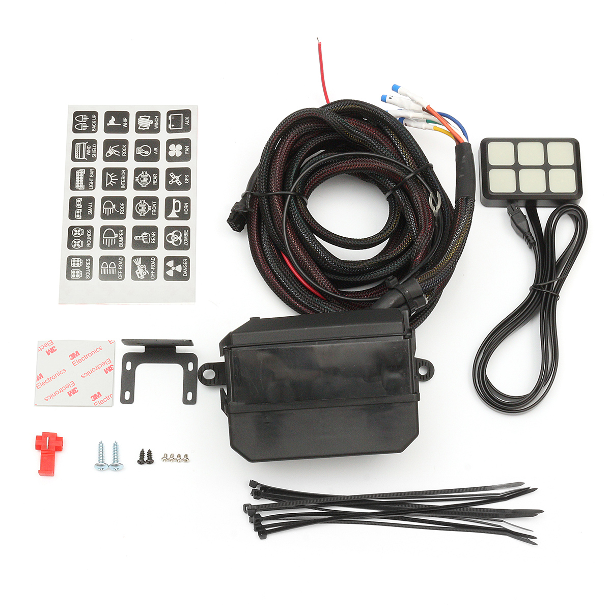 Universal-Switch-Panel-Housing-Pro-6-Switch-User-Programmable-Panel-Power-System-1383450