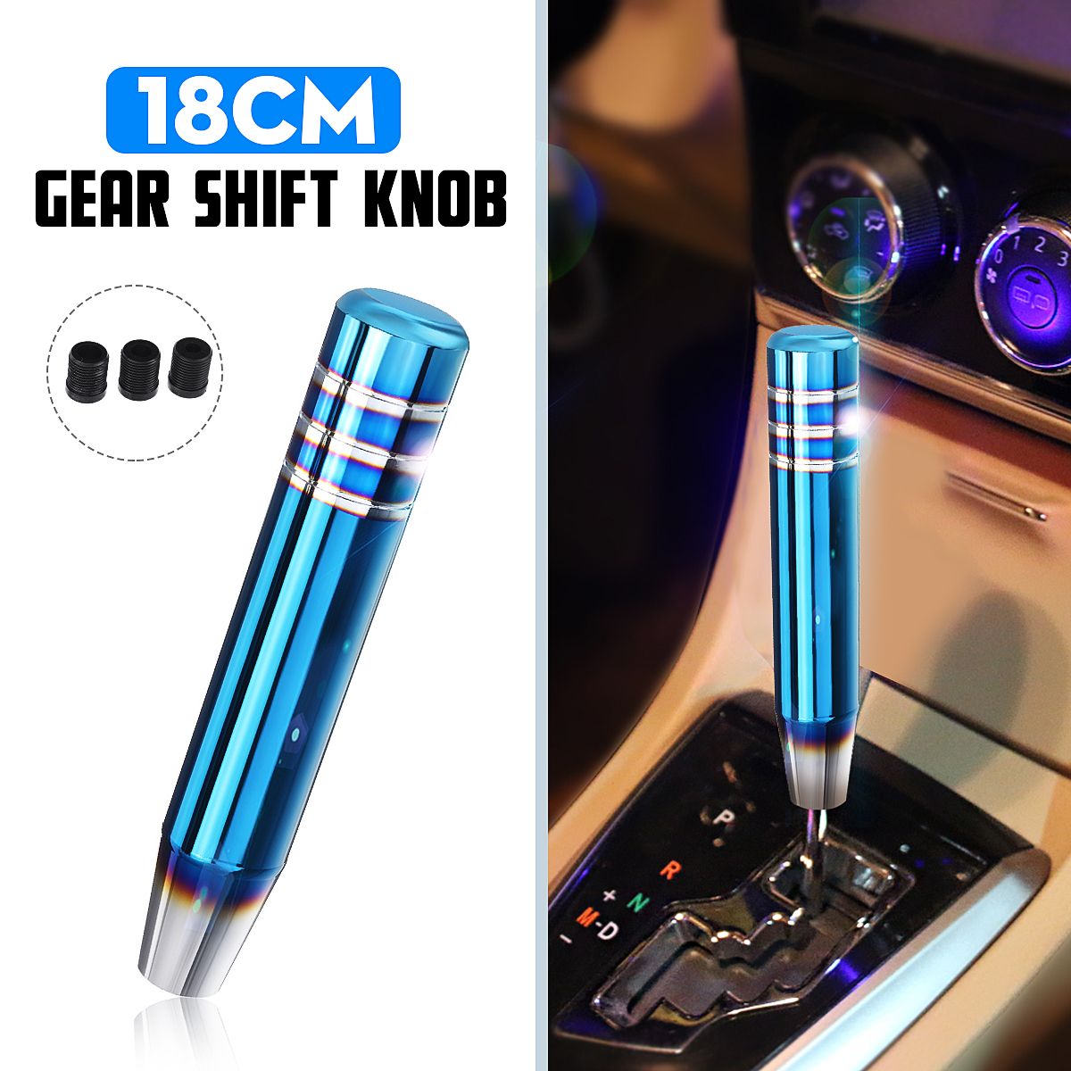 18cm-Aluminum-Universal-Car-Gear-Shift-Knob-Shifter-Lever-Manual-Long-With-8mm-10mm-12mm-Adapter-1746188
