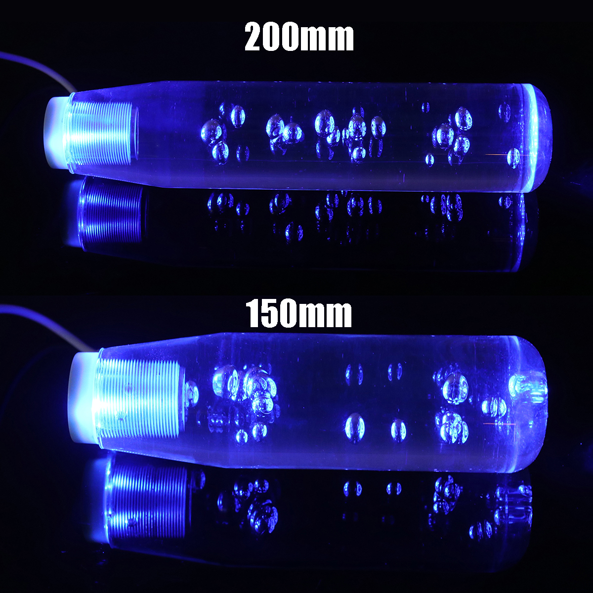20cm--15cm-12V-Universial-Bubble-LED-Light-Shift-Knob-Gear-Stick-Drift-Shifter-1771301