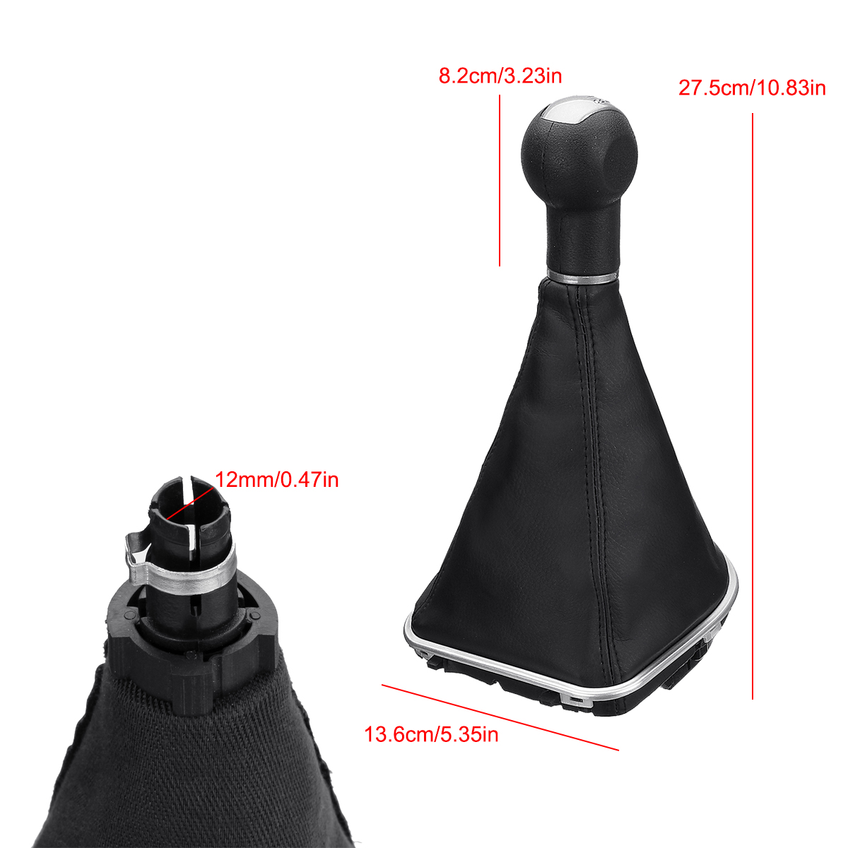 5-6-Speed-Gear-Shift-Knob-Stick-Gaiter-Boot-For-Seat-Altea-Leno-II-And-For-Toledo-III-1395981