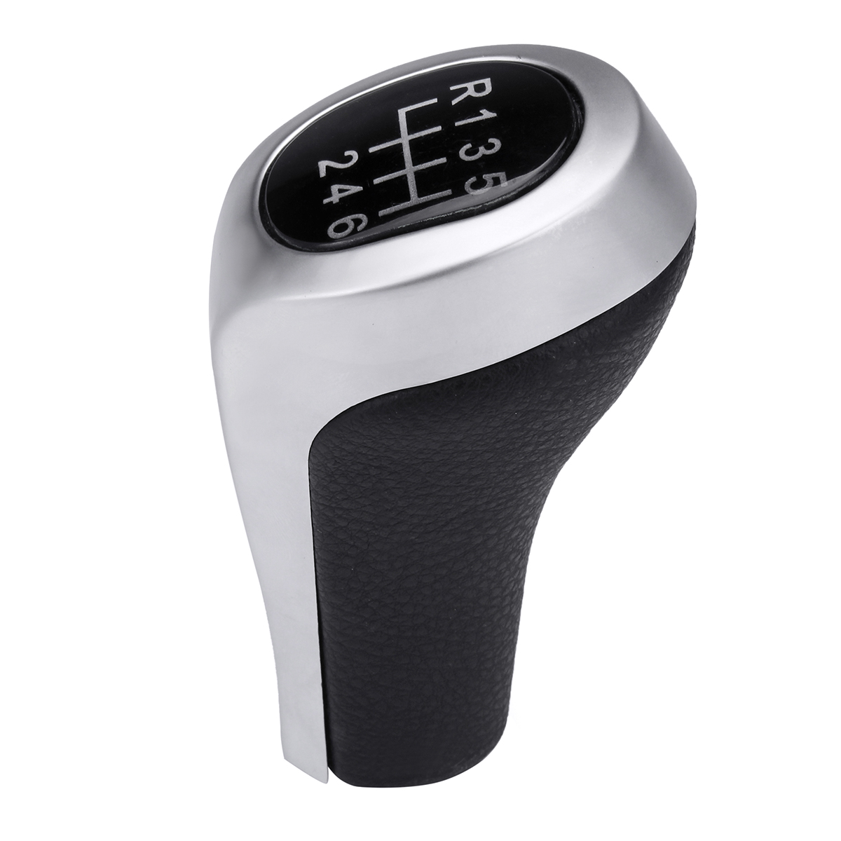 5-6-Speed-PU-Leather-Chrome-Manual-Gear-Shift-Knob-For-BMW-E90-E91-E92-X1-X3-X5-1384407