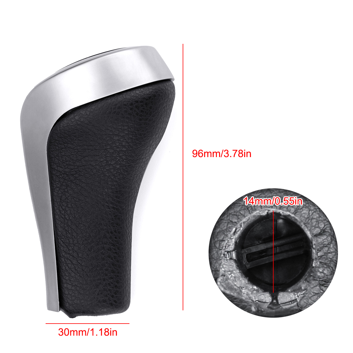 5-6-Speed-PU-Leather-Chrome-Manual-Gear-Shift-Knob-For-BMW-E90-E91-E92-X1-X3-X5-1384407