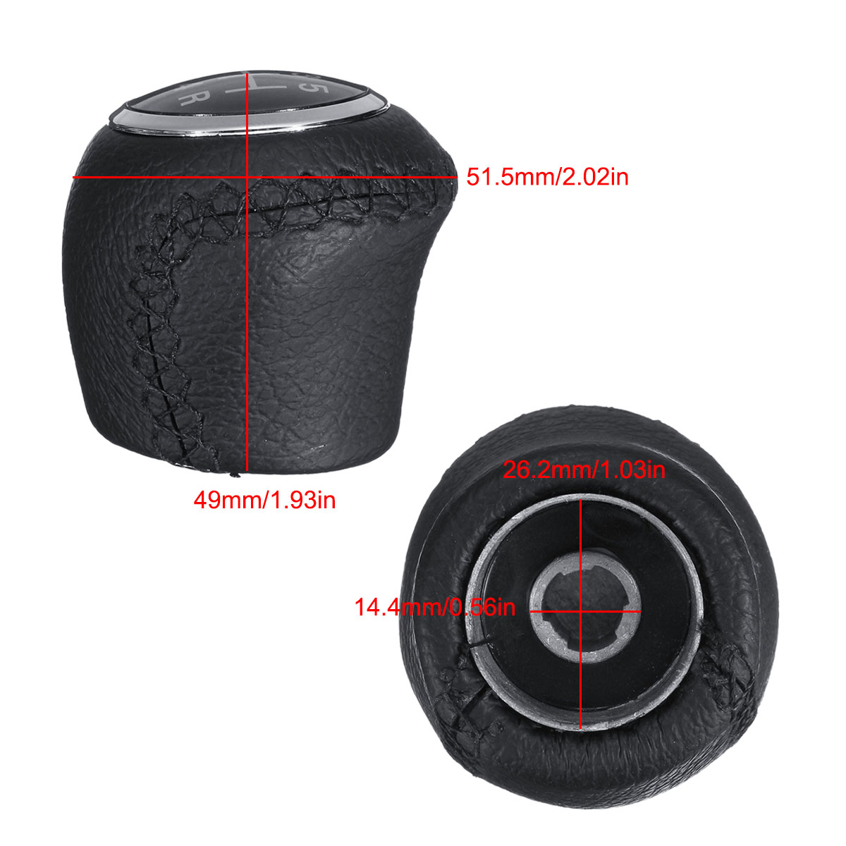 5-6-Speed-PU-Leather-Gear-Shift-Knob-For-Fiat-Ducato-Relay-1409576