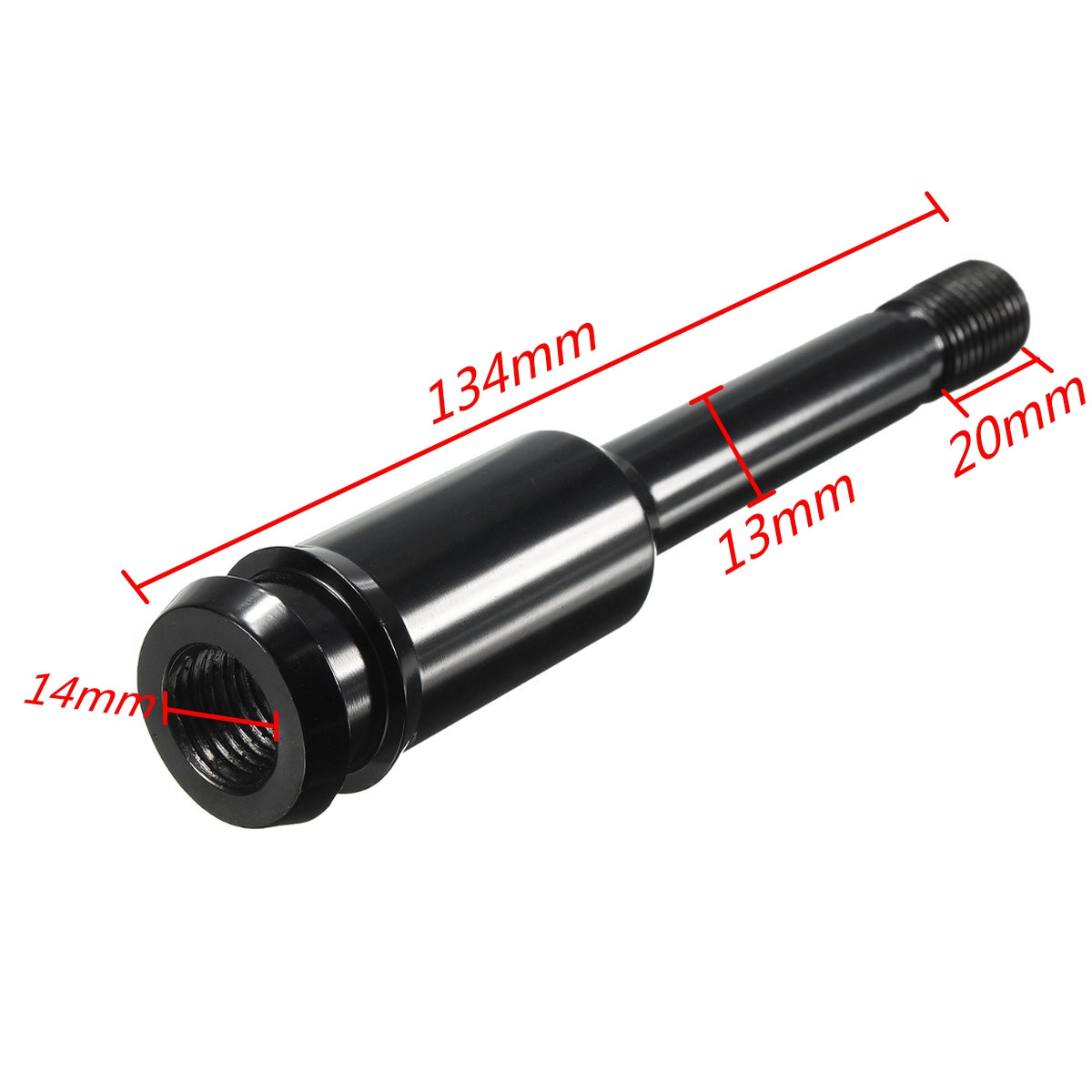5-Inch-Black-Aluminum-Gear-Shifter-Knob-Stick-Lever-Straight-Extension-For-VW-T4-1215347