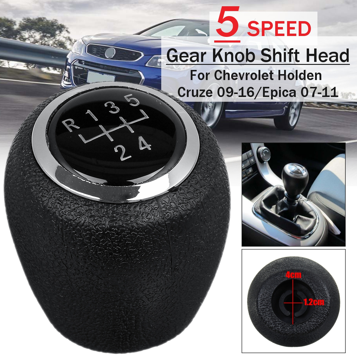 5-Speed-ABS-Gear-Knob-Shift-Head-For-Chevrolet-Holden-Cruze-09-16--Epica-07-11-1615085