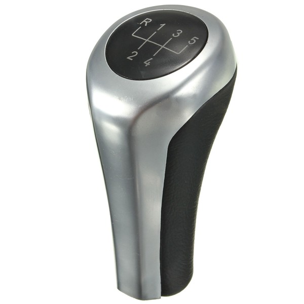 5-Speed-Black--Silver-Manual-Gear-Knob-Shift-For-BMW-E30-E32-E36-E46-E39-E34-Z3-1005746