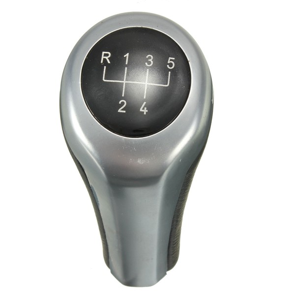 5-Speed-Black--Silver-Manual-Gear-Knob-Shift-For-BMW-E30-E32-E36-E46-E39-E34-Z3-1005746