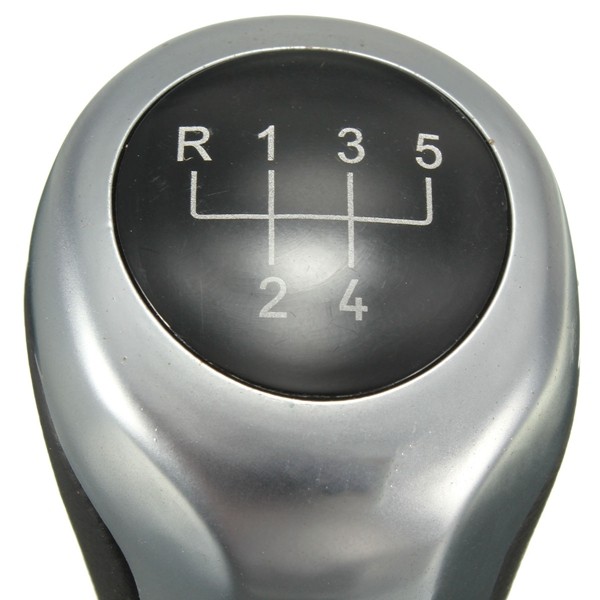 5-Speed-Black--Silver-Manual-Gear-Knob-Shift-For-BMW-E30-E32-E36-E46-E39-E34-Z3-1005746