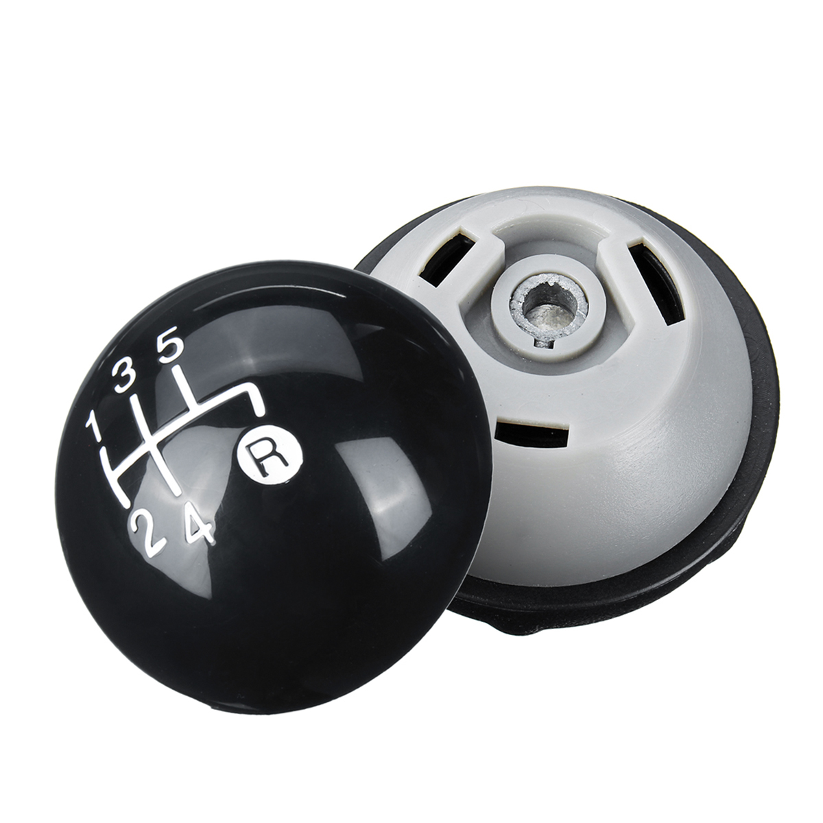 5-Speed-Black-Gear-Shift-Knob-Kit-For-Fiat-500-500c-2012-2013-1437155
