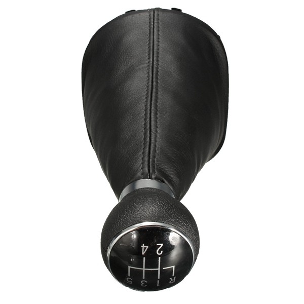 5-Speed-Gear-Shift-Knob-Gear-Stick-Gaiter-Boot-For-VW-Touran-Caddy-MK2-Leather-1013914