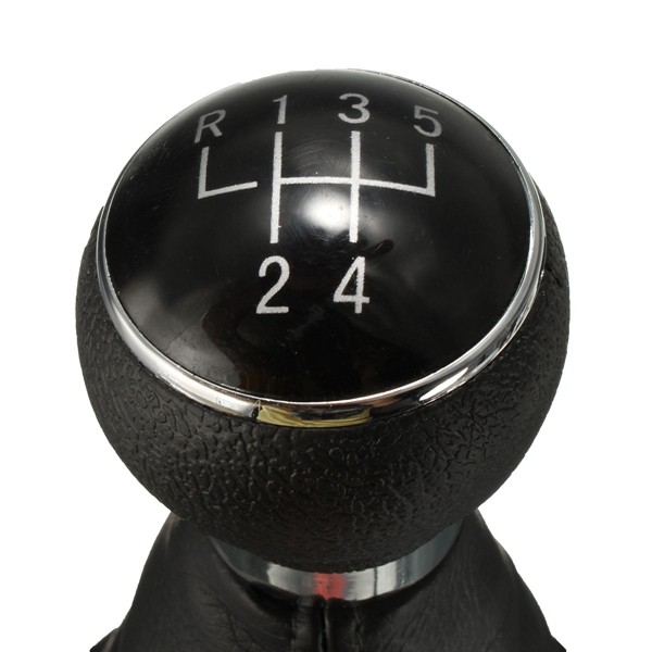 5-Speed-Gear-Shift-Knob-Gear-Stick-Gaiter-Boot-For-VW-Touran-Caddy-MK2-Leather-1013914