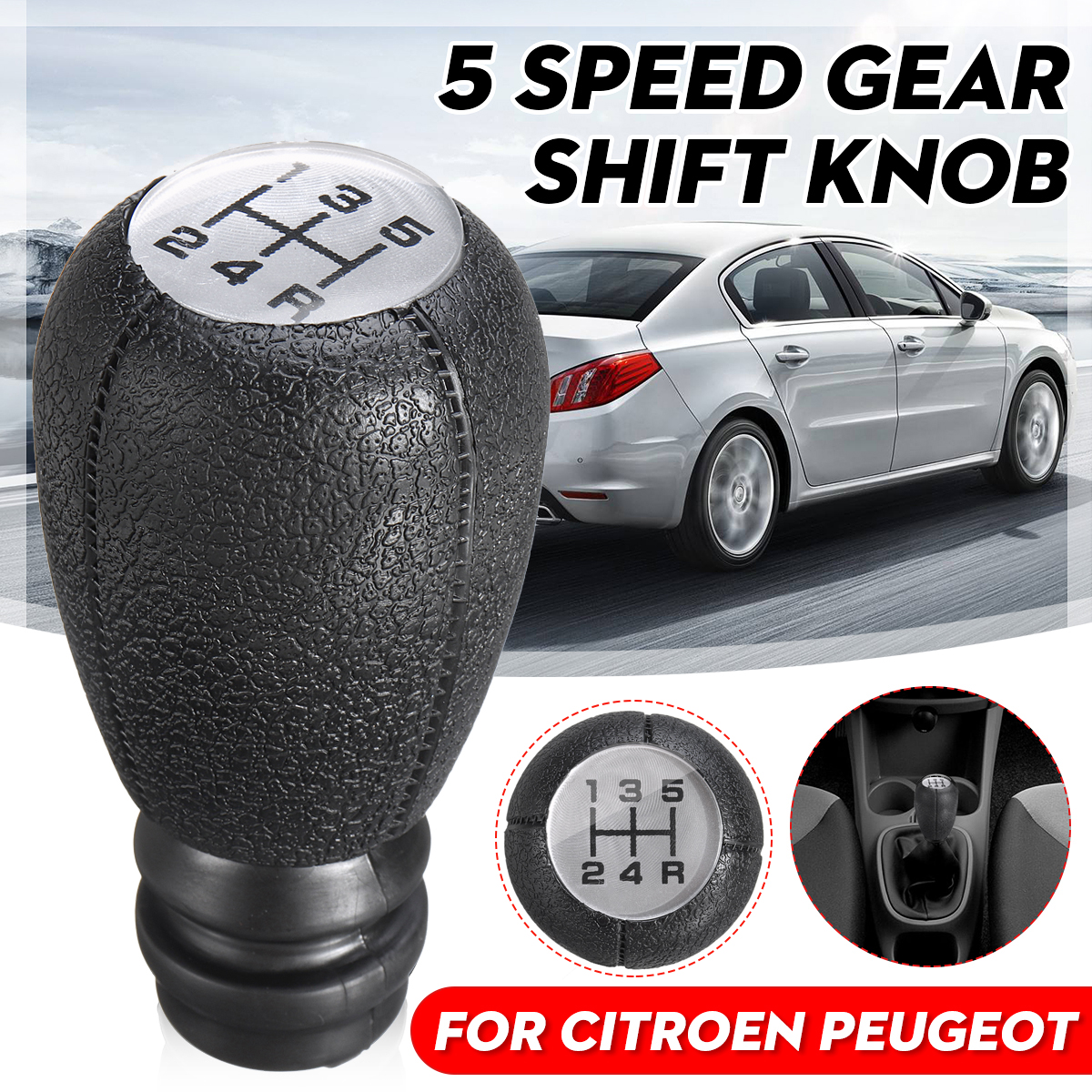 5-Speed-Gear-Shift-Knob-Shifter-For-Citroen-Saxo-Xsara-For-Peugeot-106-107-307-1716052