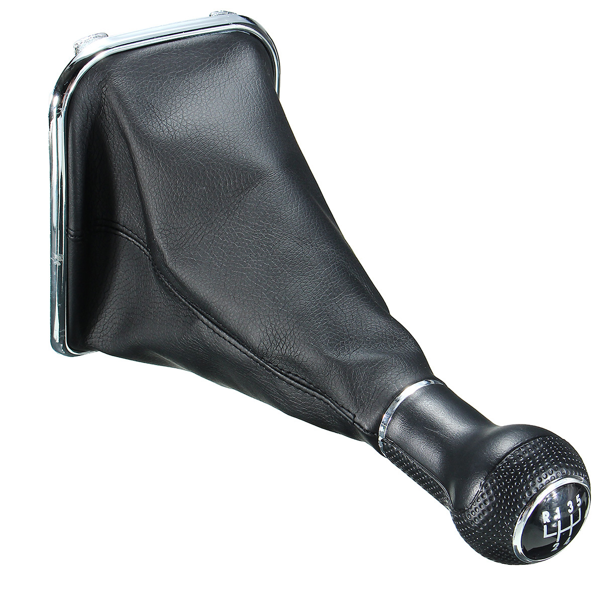 5-Speed-Gear-Shift-Knob-Shifter-Manual-Car-Lever-with-PU-Leather-Gaitor-Boot-For-VW-Mk4-Golf-GTI-R32-1745405