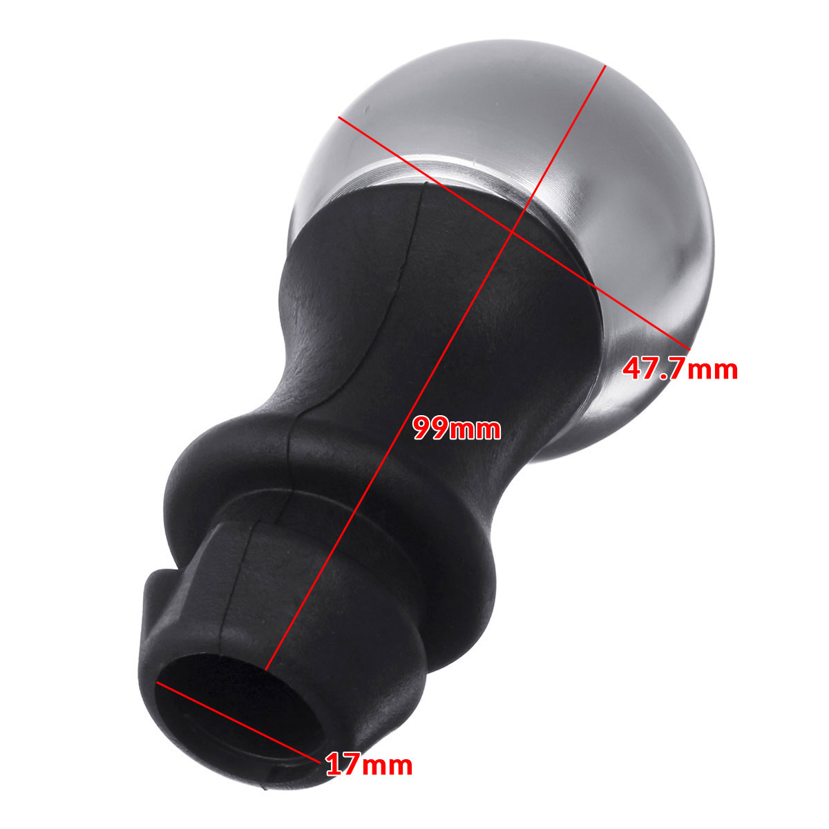 5-Speed-Gear-Shift-Knob-Shifter-Matte-Chrome-For-Peugeot-106-206-306-207-307-407-1716106