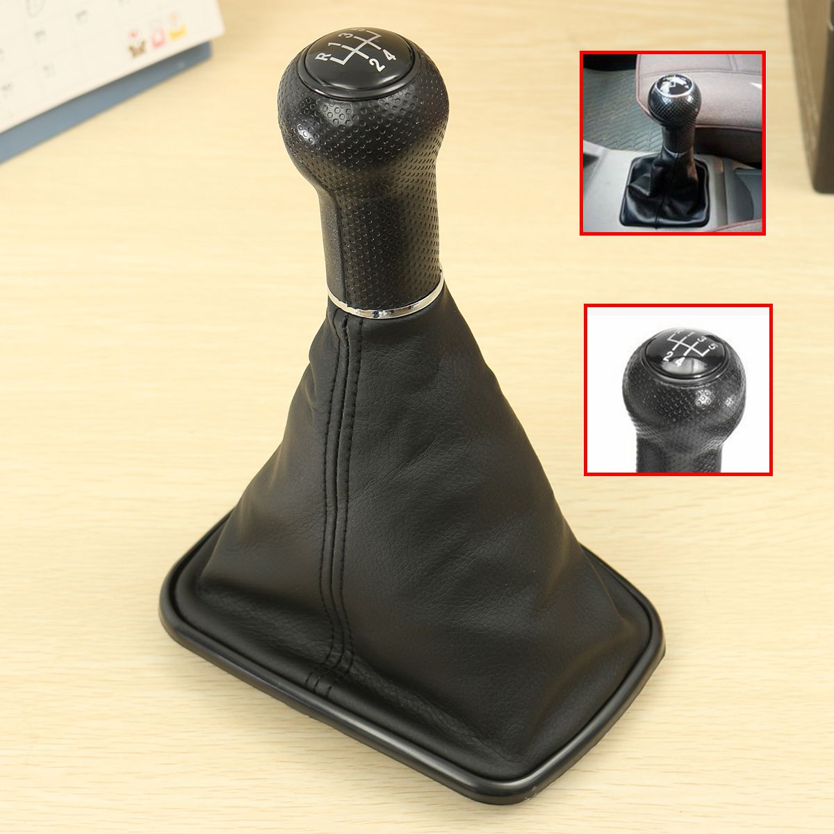 5-Speed-Gear-Shift-Knob-Stick-Gaiter-Boot-For-VW-MK4-Golf-GTI-R32-Jetta-Bora-1158055