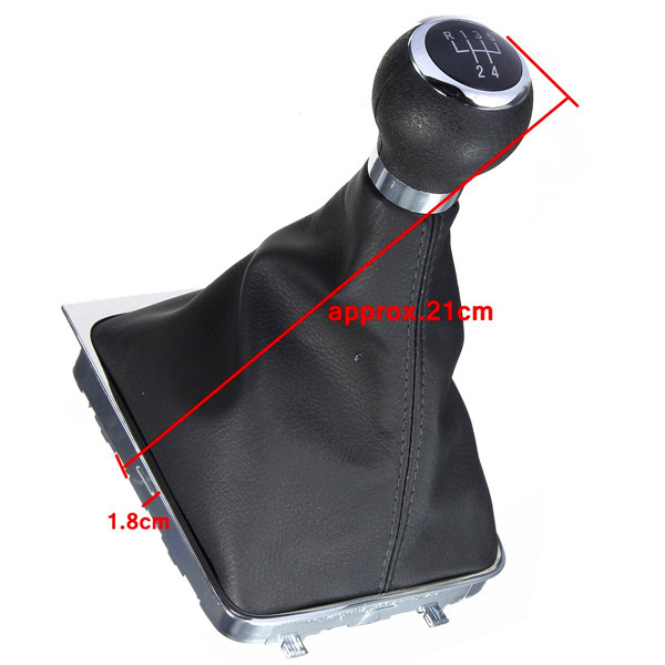 5-Speed-Gear-Shift-Knob-Stick-Gaiter-Boot-Frame-for-VW-PASSAT-B6-B7-CC-05-13-1025863