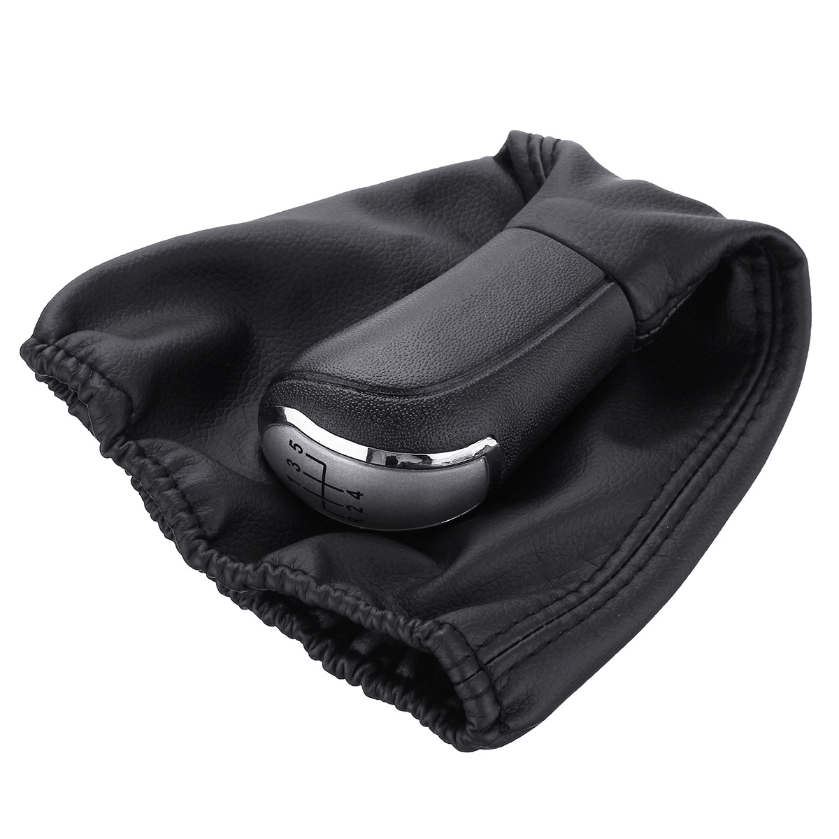 5-Speed-Gear-Shift-Knob-With-Gaitor-Boot-Cover-For-Mercedes-C-Class-W202-BJ-93-01-1401403