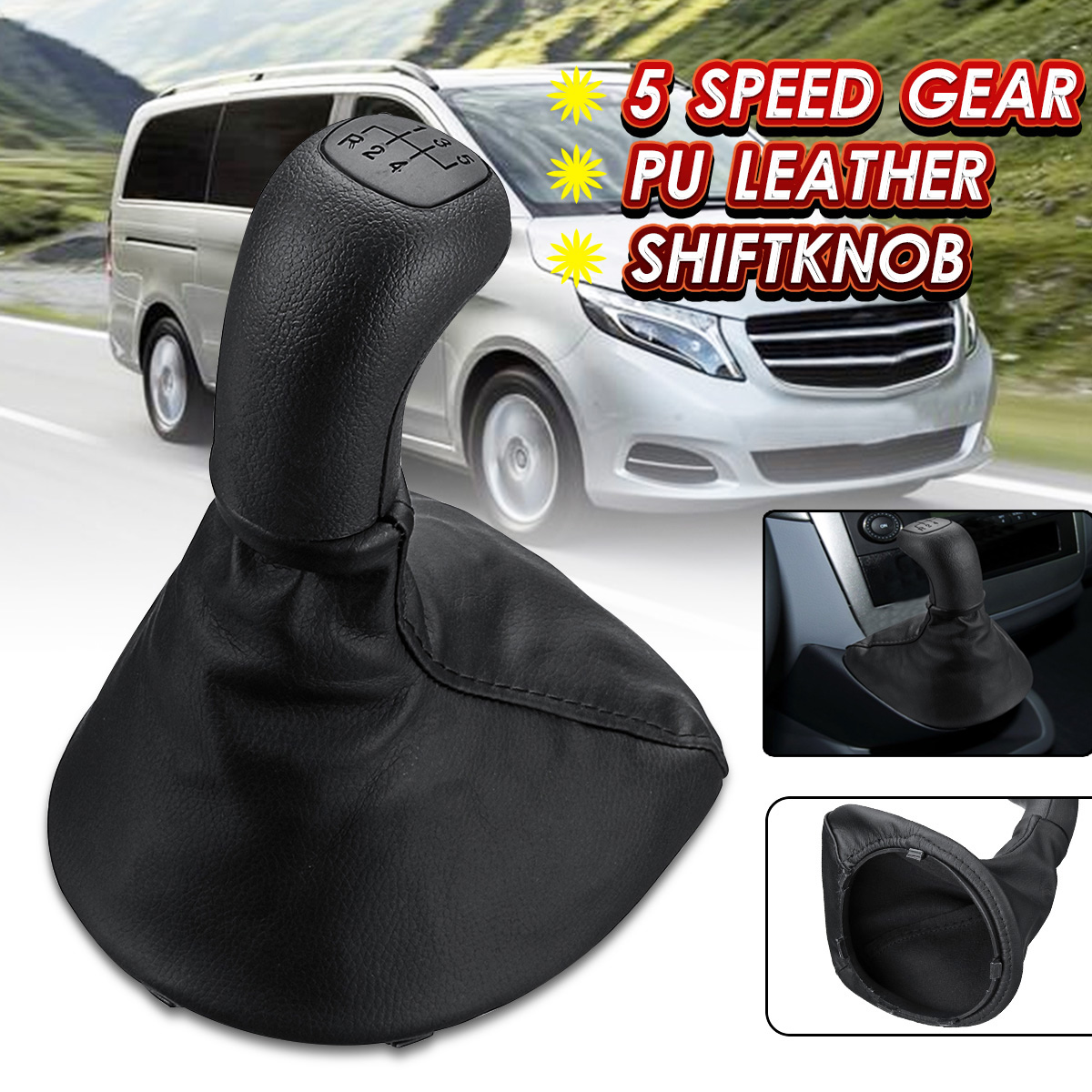 5-Speed-Gear-Shift-Knob-with-Gaiter-Boot-Cover-PU-Leather-for-Mercedes-VITO-W638-1996-2000-000267001-1470854