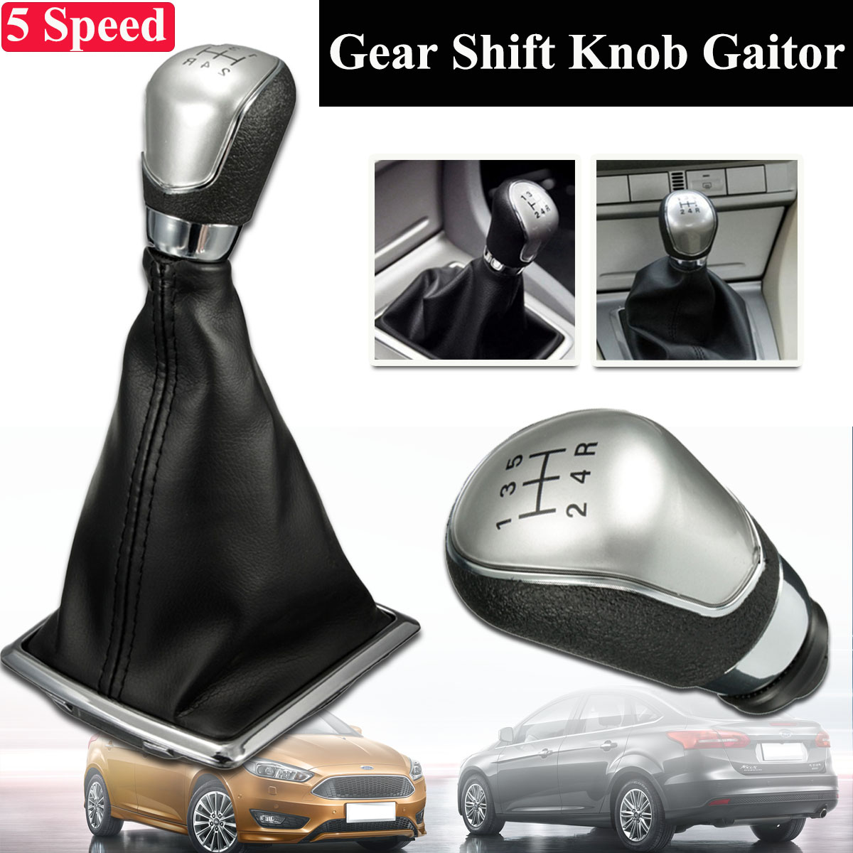 5-Speed-Gear-Shift-Knob-with-Gaitor-Gaiter-Boot-Cover-For-Ford-Focus-MK2-2005-2008-2010-2012-1598552
