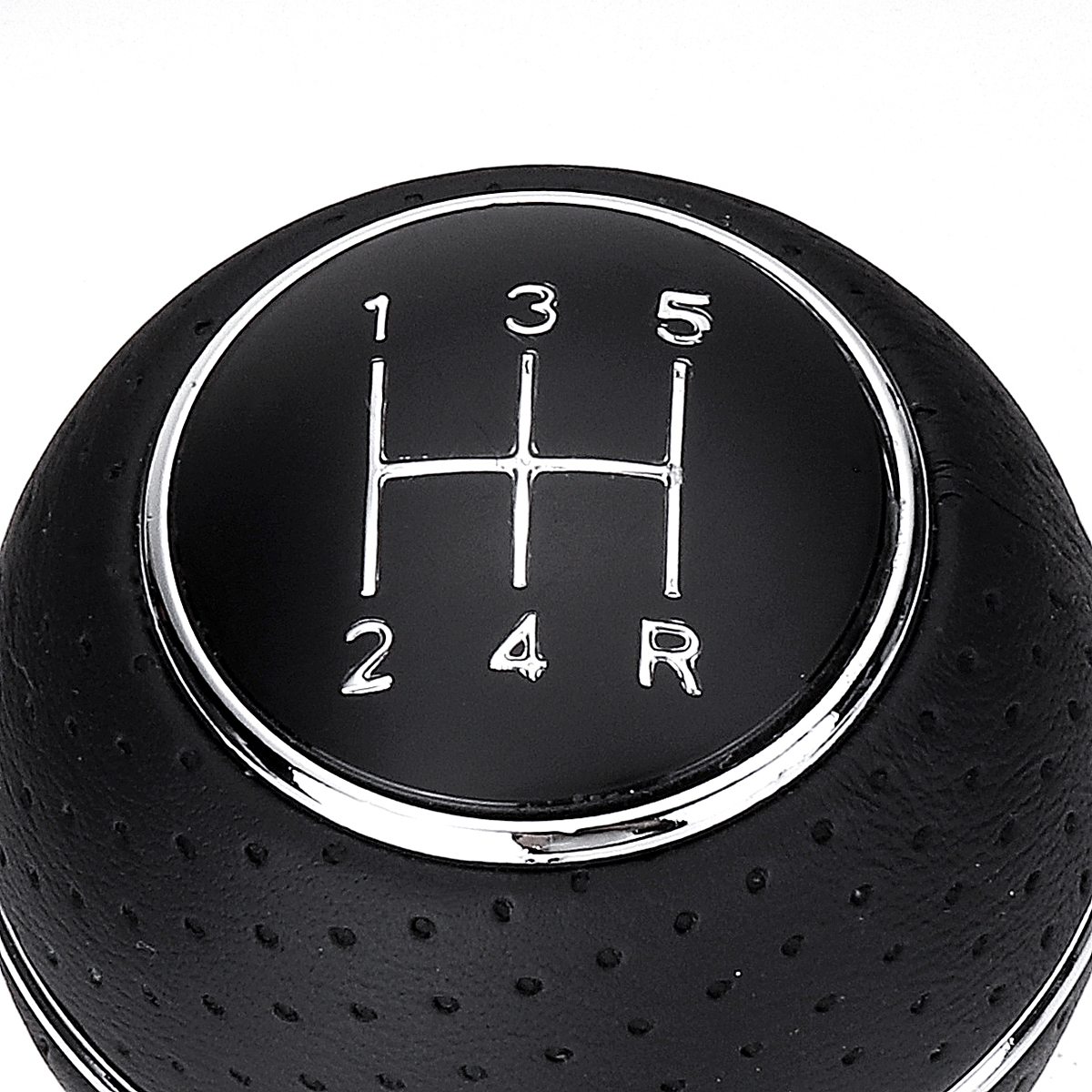 5-Speed-Gear-Shift-Knob-with-Sleeve-Adapter-Lever-Black-for-Ford-Focus-Mondeo-Fiesta-1374937