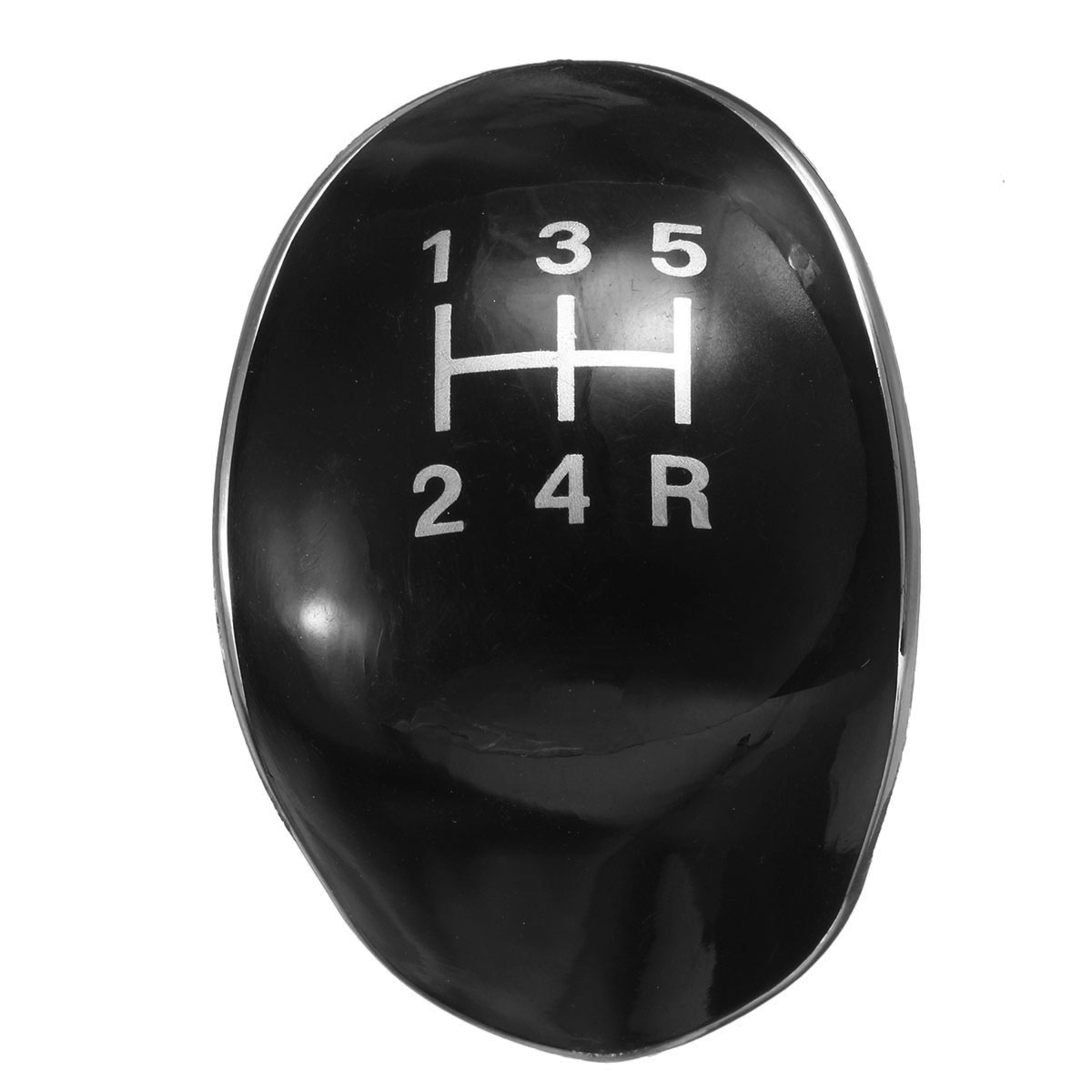 5-Speed-Gear-Stick-Shift-Knob-Cap-Cover-BlackChrome-Replacement-For-Ford-Fiesta-Focus-997574