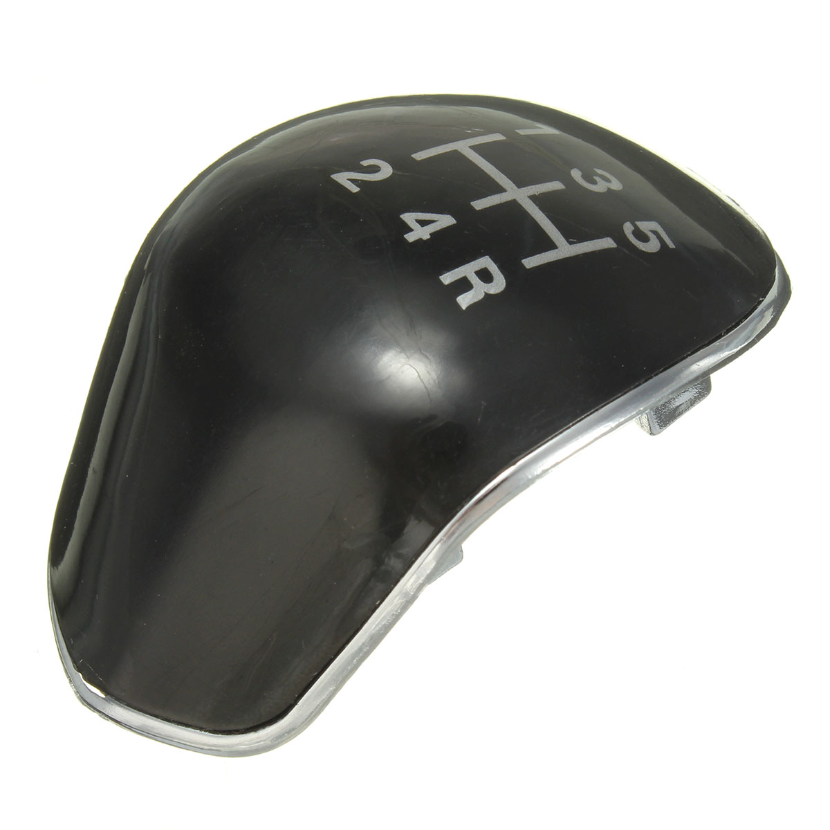 5-Speed-Gear-Stick-Shift-Knob-Cap-Cover-BlackChrome-Replacement-For-Ford-Fiesta-Focus-997574