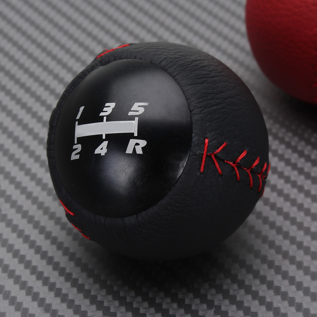 5-Speed-Leather-Round-Ball-Manual-Gear-Shift-Knob-Shifter-For-Civic-Type-R-FK2-1254264