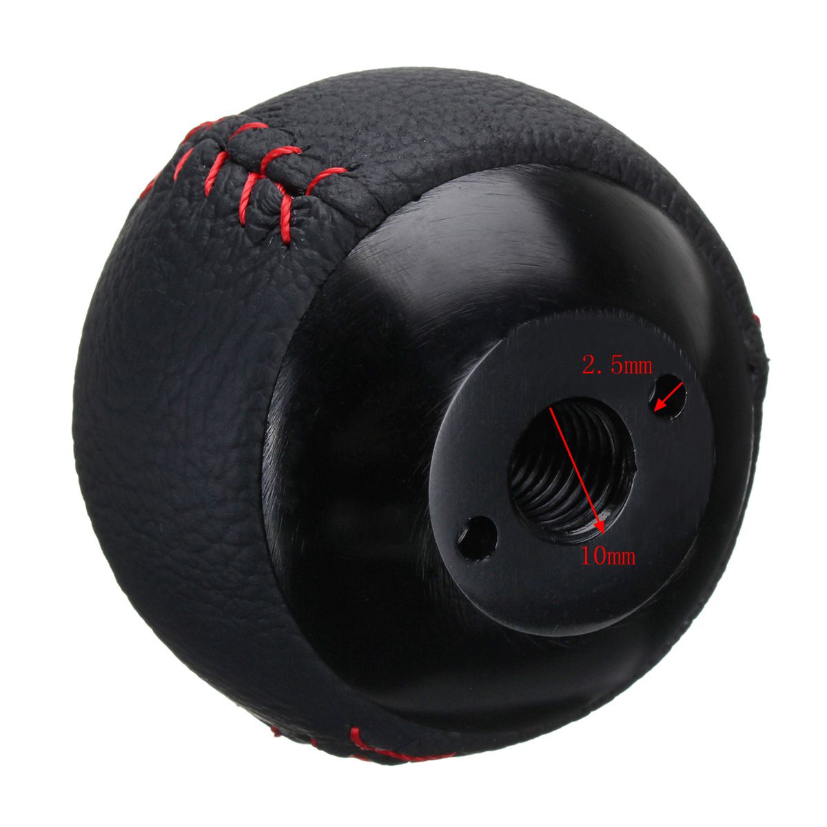 5-Speed-Leather-Round-Ball-Manual-Gear-Shift-Knob-Shifter-For-Civic-Type-R-FK2-1254264