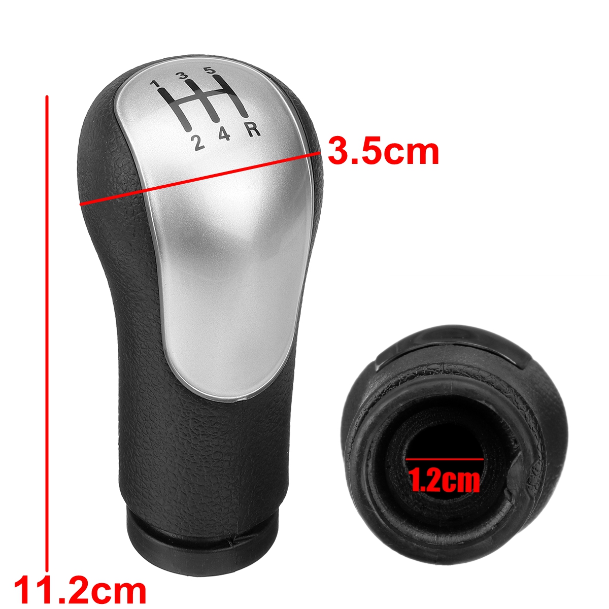 5-Speed-MT-Gear-Shift-Knob-Stick-For-Ford-FiestaFusionTransit-Connect-2002-Up-1711784