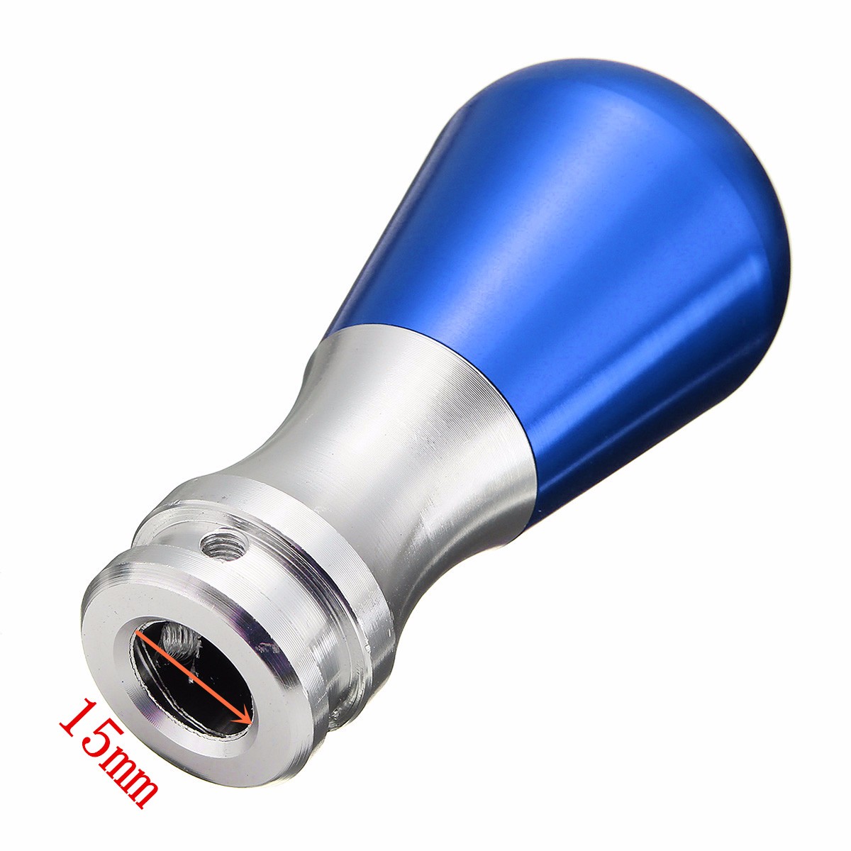 5-Speed-Manual-Gear-Shift-Knob-Aluminum-Alloy-BlackBlueRed-with-Adapter-For-Peugeot-405-307-206-1118597