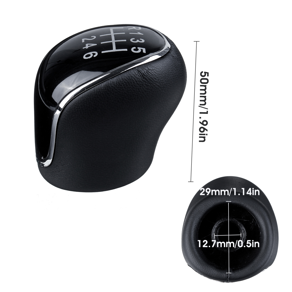 5-Speed-Manual-Gear-Shift-Knob-Stick-Lever-For-Ford-Mondeo-Mk4-Focus-Mk2-MK3-C-Max-Kuga-Galaxy-1707512