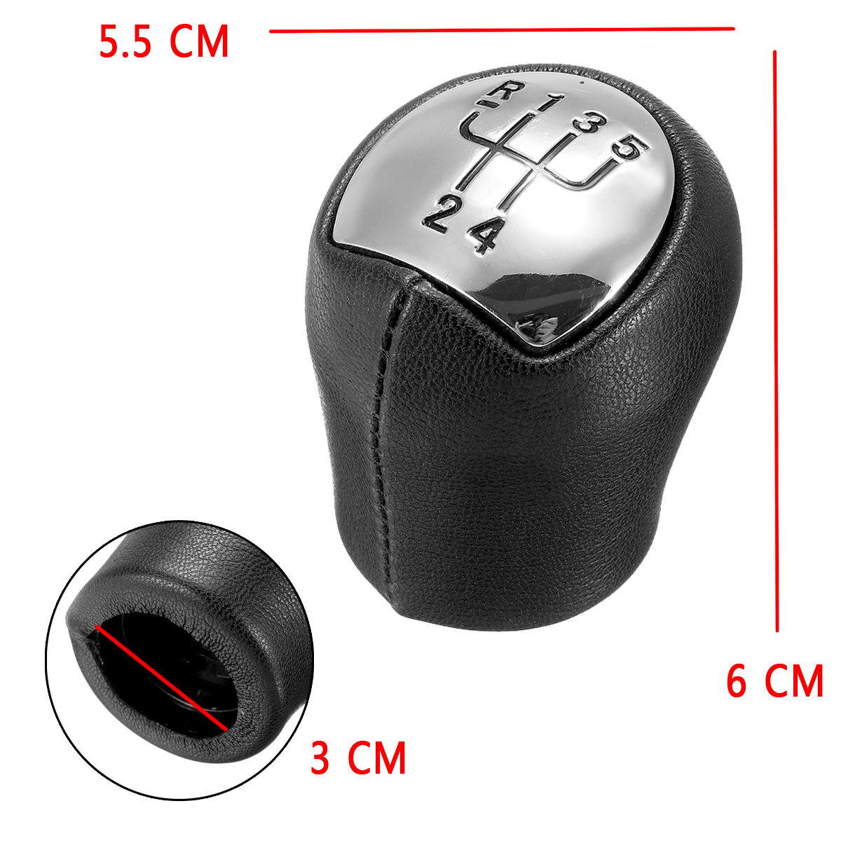 5-Speed-PU-Leather-Gear-Shift-Knob-For-Renault-Megane-Clio-II-Twingo-Kangoo-1635398