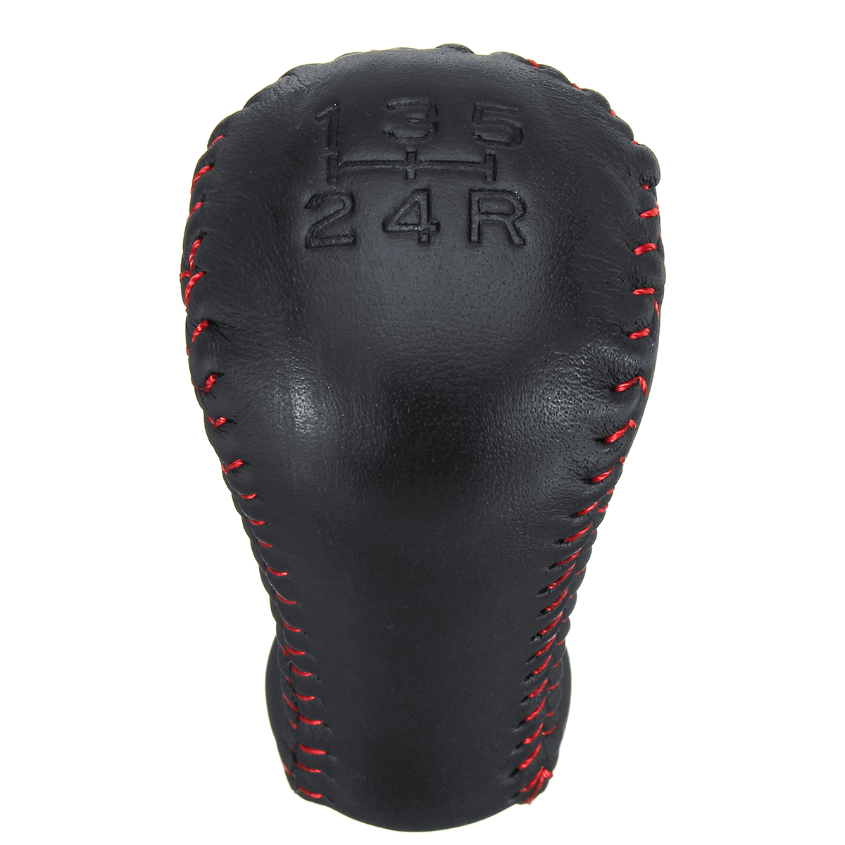 5-Speed-PU-Leather-Manual-Gear-Shift-Knob-Black-For-Lexus-Subaru-Scion-1361918