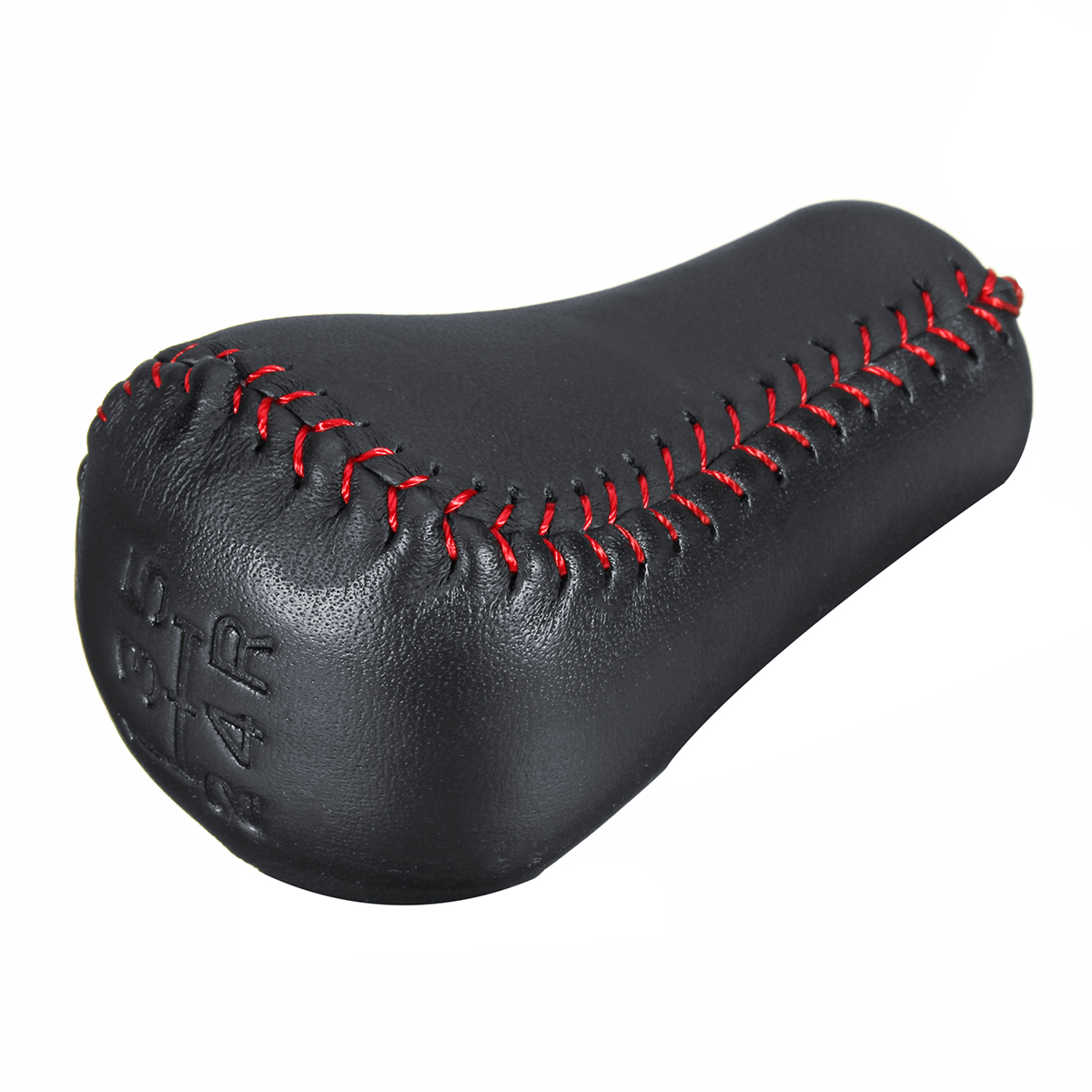 5-Speed-PU-Leather-Manual-Gear-Shift-Knob-Black-For-Lexus-Subaru-Scion-1361918