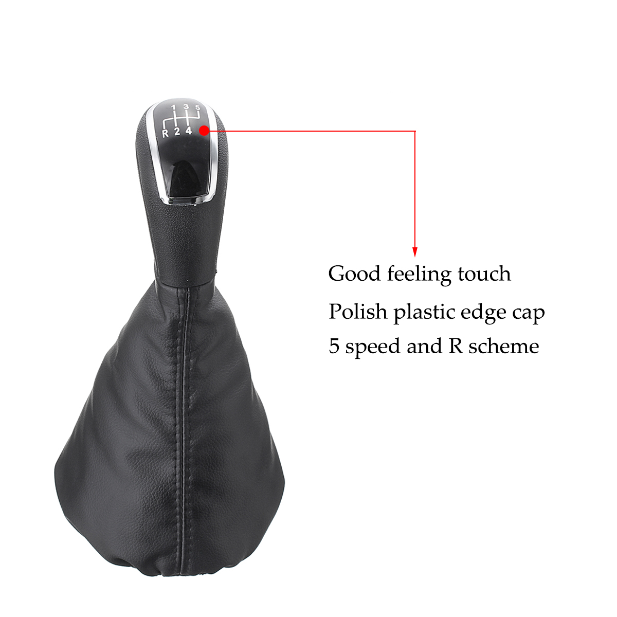 5-Speed-Shift-Gear-Knob-Gaitor-Boot-Cover-for-Mercedes-C-Class-W202-BJ-1993-2001-1216241