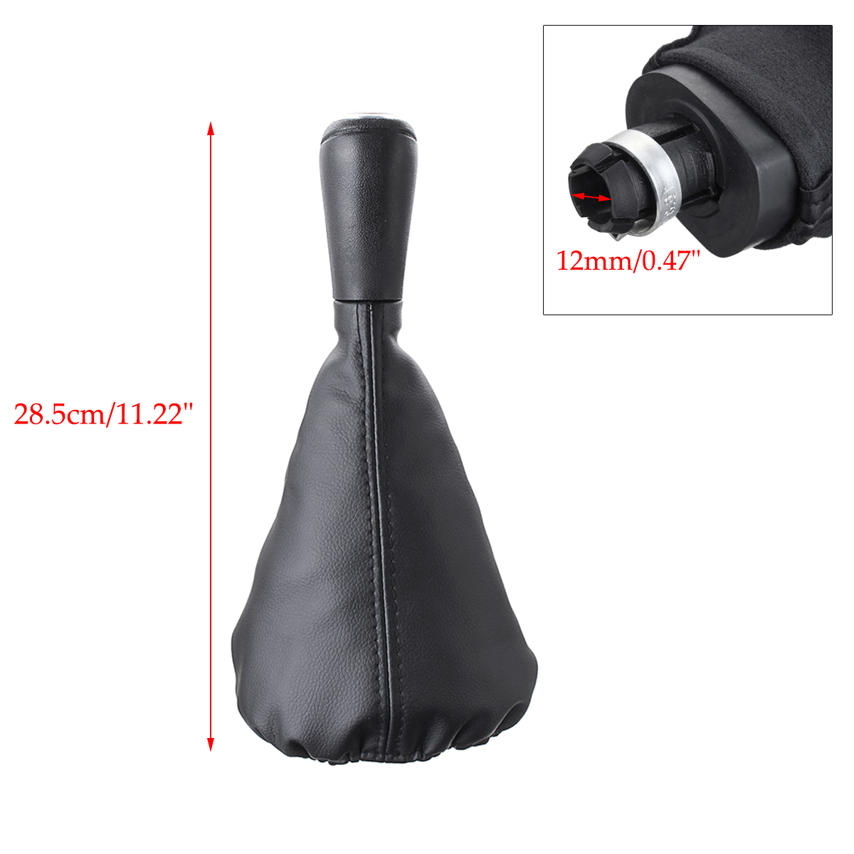 5-Speed-Shift-Gear-Knob-Gaitor-Boot-Cover-for-Mercedes-C-Class-W202-BJ-1993-2001-1216241