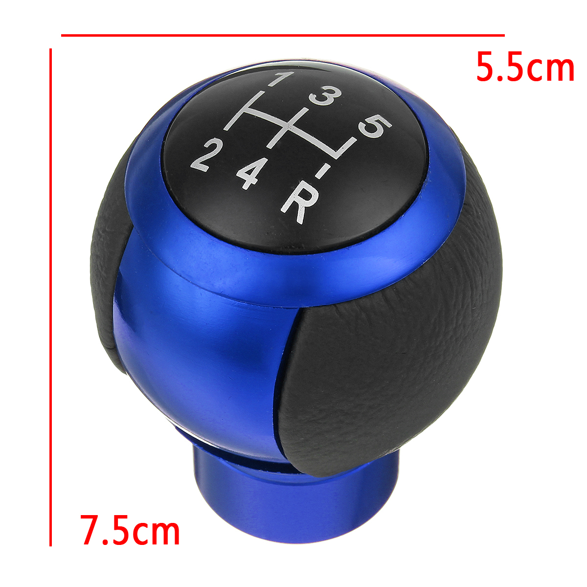 5-Speeds-Car-Gear-Stick-Shift-Knob-Universal-Maunal-Shifter-Lever-Cover-Blue-1700175