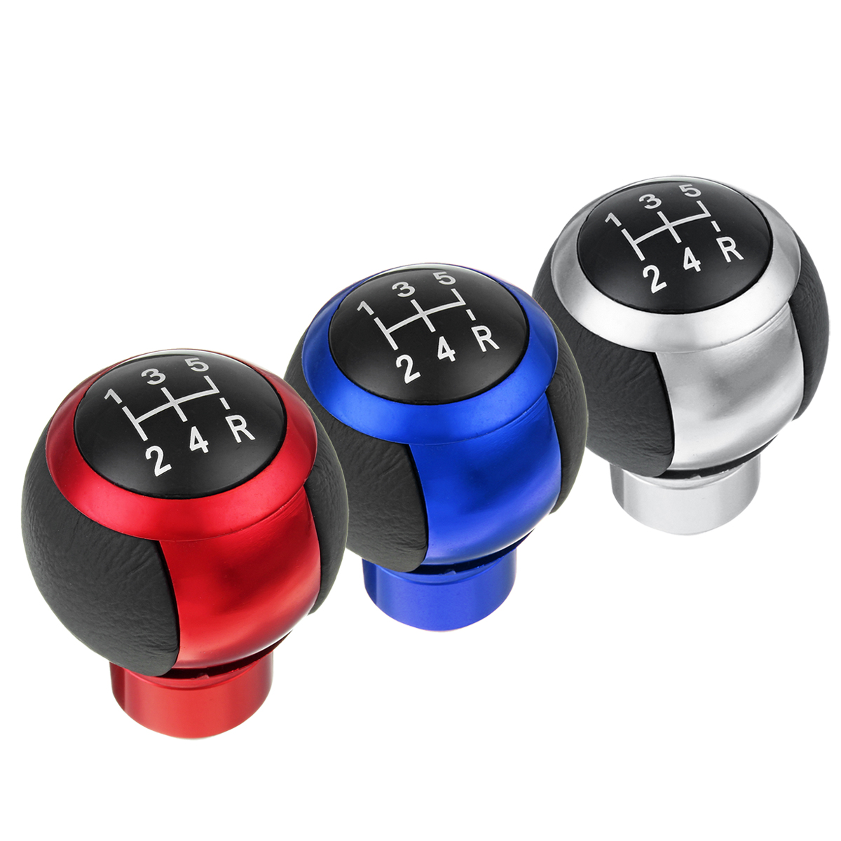 5-Speeds-Car-Gear-Stick-Shift-Knob-Universal-Maunal-Shifter-Lever-Cover-Blue-1700175