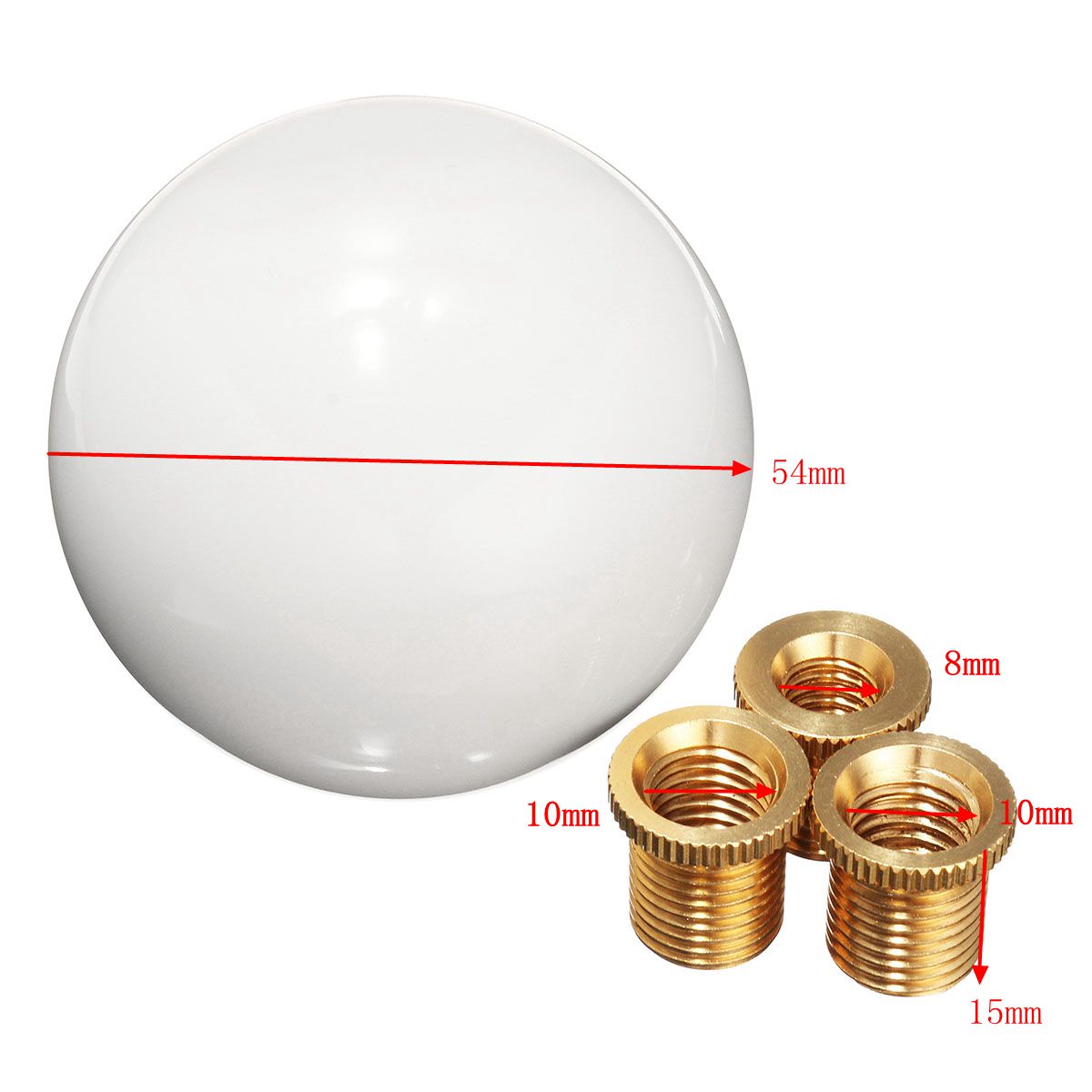 54mm-Car-Truck-Manual-Transmission-Gear-Stick-Shift-Knob-Shifter-Easy-Installation-1335819