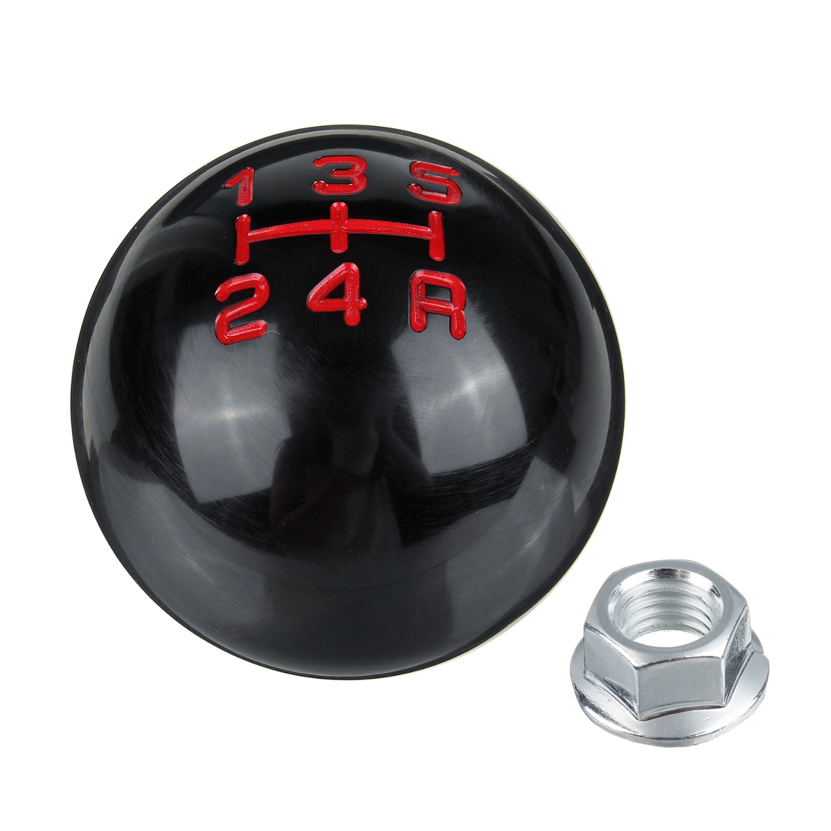 56-Speed-Alloy-Gray-Gear-Shift-Knob-Round-Ball-Shape-For-Honda-M10x15-Thread-1771296